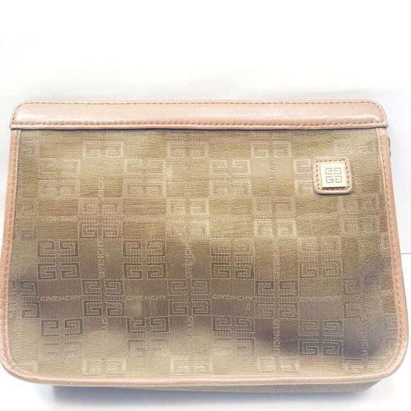 Givenchy Canvas Leather Clutch Bag - Picture 1 of 6